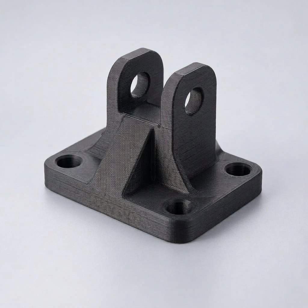 Precision bracket finished FDM print